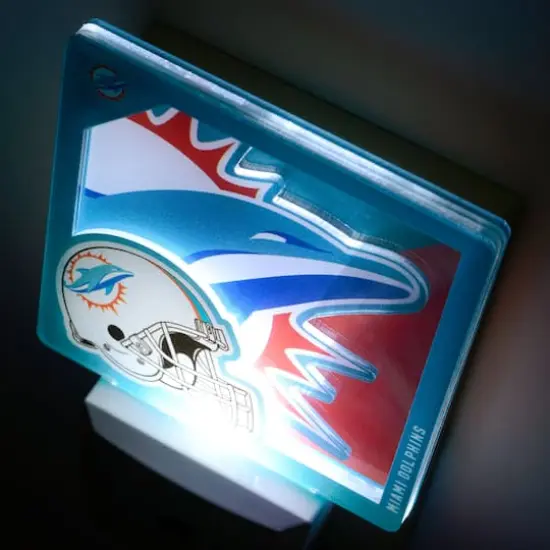 NFL Logo Series Nite Light Miami Dolphins {4}