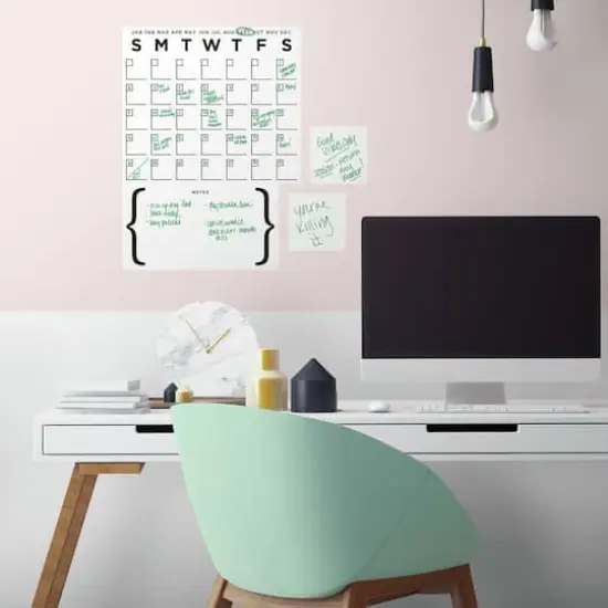 RoomMates Dry Erase Calendar Peel & Stick Giant Decal Set {3}