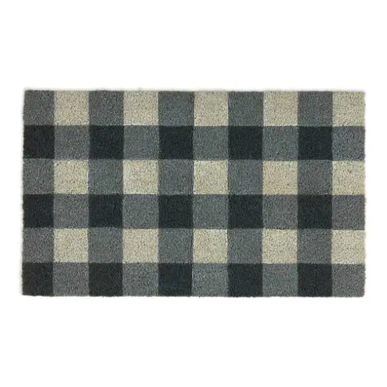 DII&reg; Gray & White Buffalo Check Doormat {1}
