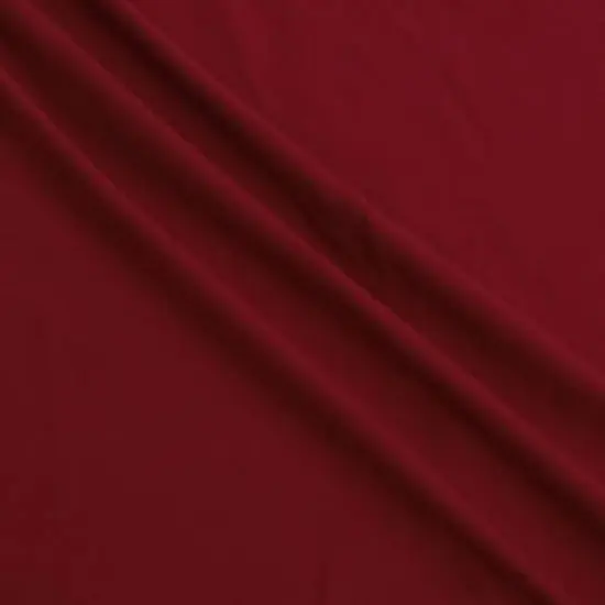 Fabric Merchants Solid Cotton Jersey Knit Fabric Burgundy {1}