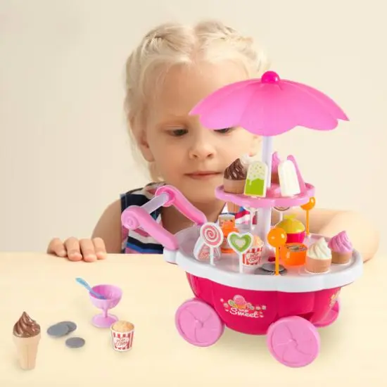 Toy Time Kid's Ice Cream Cart {7}