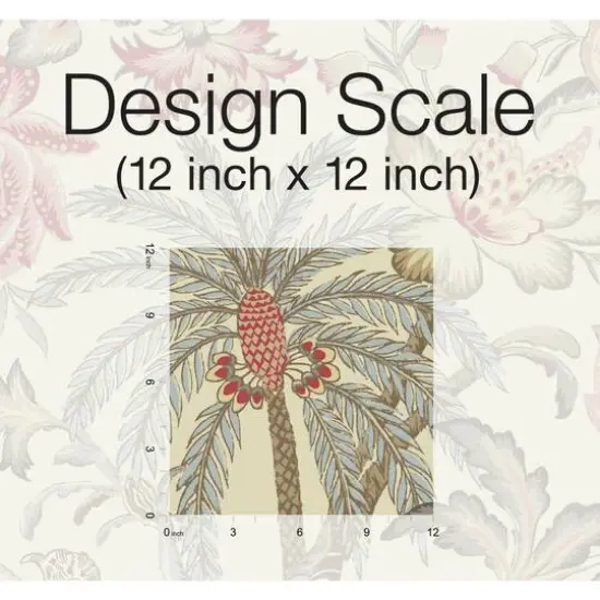 RoomMates Exotic Curiosity Peel & Stick Wallpaper Taupe and Pink {8}