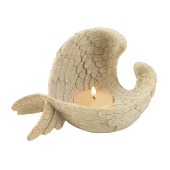 Angel Wings Tealight Holder 5" x 3.5" x 3" {3}