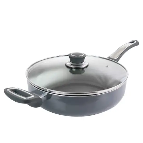 Oster 3.5qt. Aluminum Saut&eacute; Pan with Lid {4}