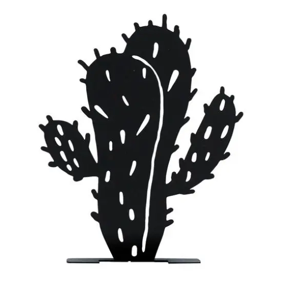 Metal Cactus Tabletop D&eacute;cor by Ashland&reg; Black {1}