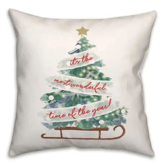 Most Wonderful Tree 18x18 Throw Pillow {3}