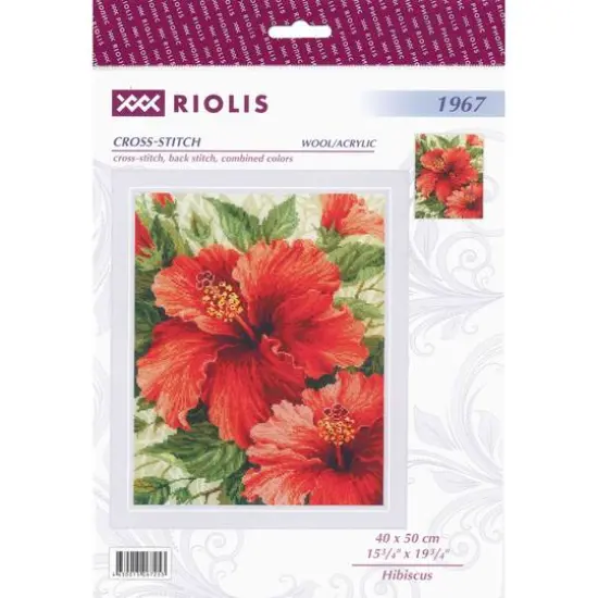 RIOLIS Hibiscus Cross Stitch Kit {1}