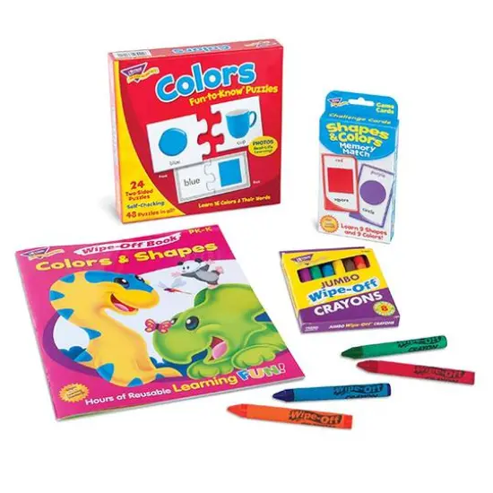 Trend Enterprises&reg; Colors & Shapes Learning Fun Pack Set {1}