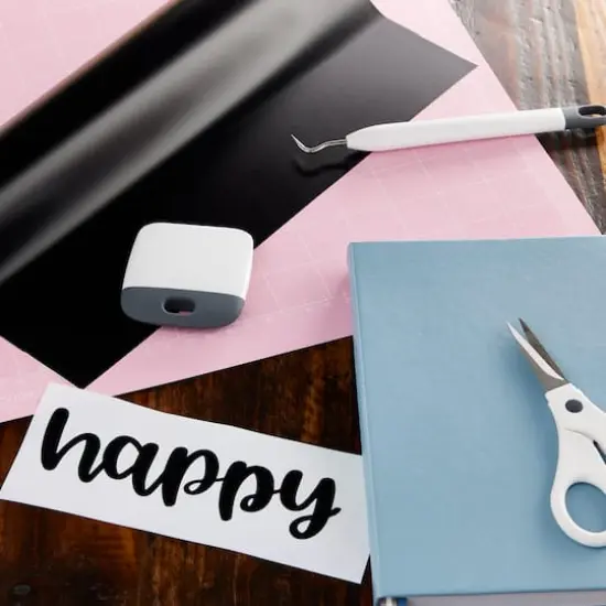 Cricut&reg; Premium Vinyl&trade;, Removable Black {8}