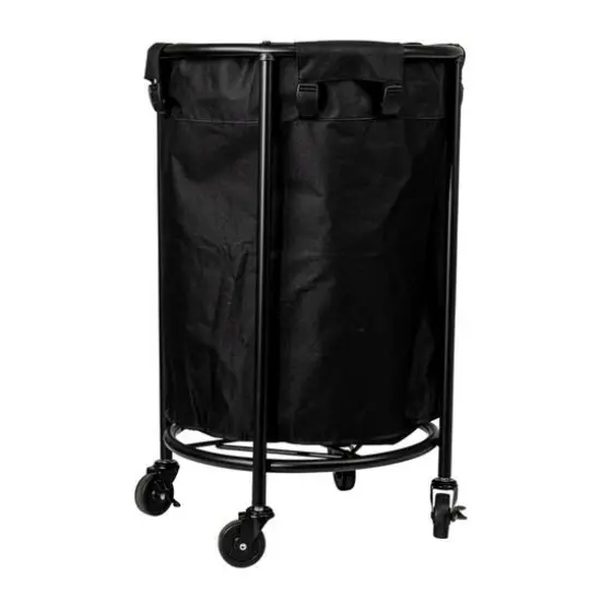 Household Essentials 32" Black Round Laundry Hamper {10}