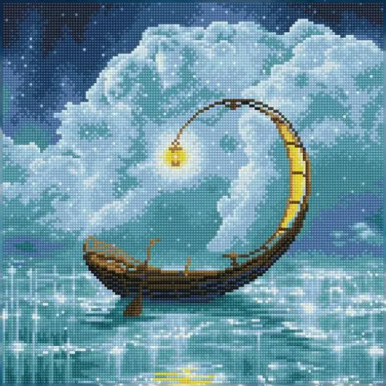 Diamond Art by Leisure Arts Advanced Evening Voyage Kit {1}