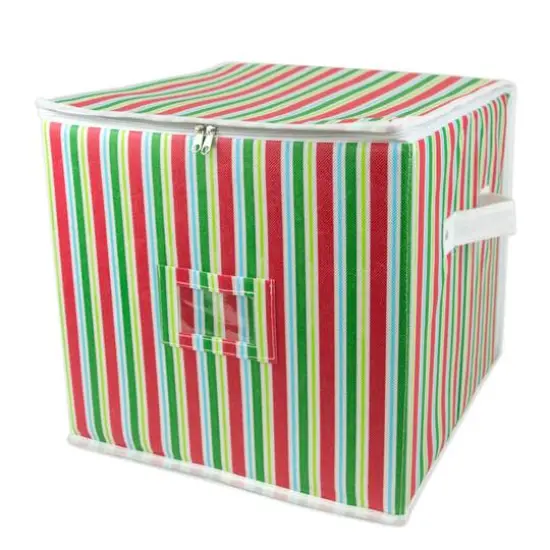 DII&reg; Ornament Holiday Stripe Small Storage {1}