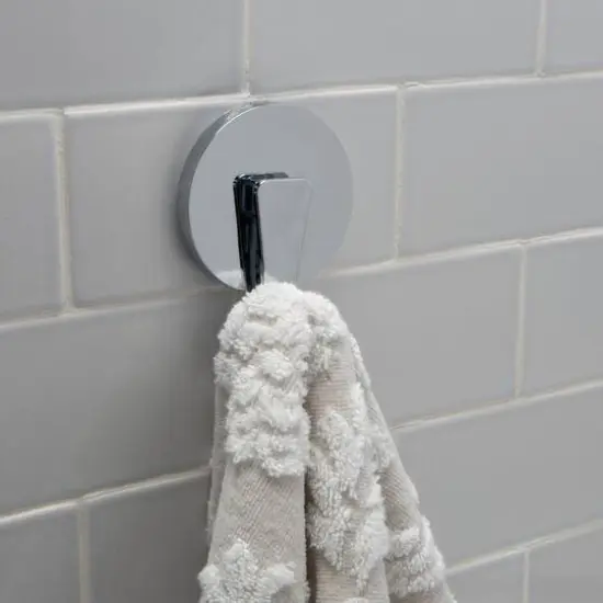 Bath Bliss Chrome Gel Suction Power Hooks, 2ct. {6}