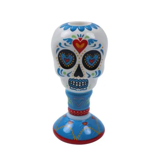 Assorted 6" Sugar Skull Candle Holder by Ashland&reg;, 1pc. {6}