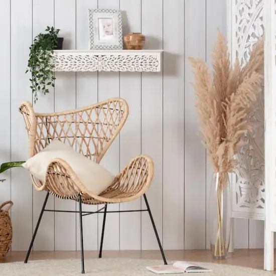 Habitat Gaudin 30" White Decorative Shelf {9}