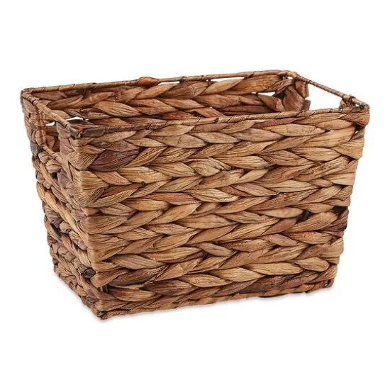 DII&reg; Dark Brown Water Hyacinth Basket Set {5}