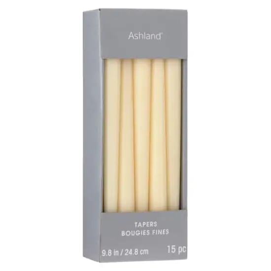 Basic Elements&trade; Ivory Unscented Taper Party Pack By Ashland&reg; {4}