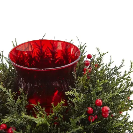 6.5" Cedar Berry Candelabrum {4}