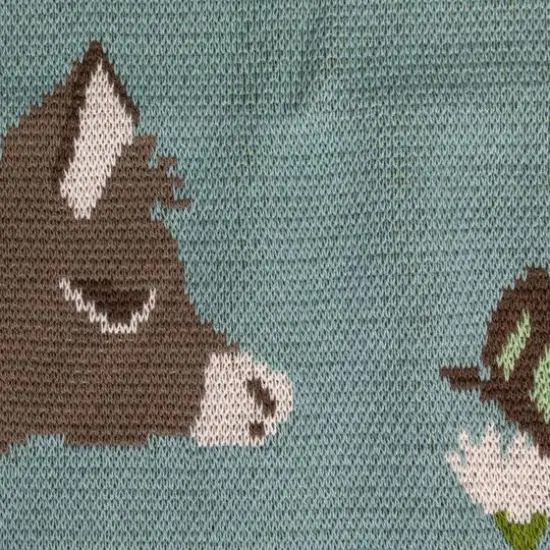 Hello Honey&reg; Donkey Prints Cotton Knit Baby Blanket {5}