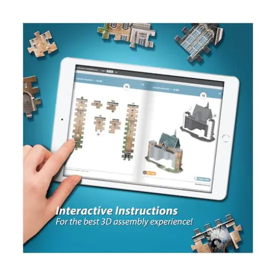 Harry Potter Collection - Hogwarts - Clock Tower 3D Puzzle: 420 Pcs {16}