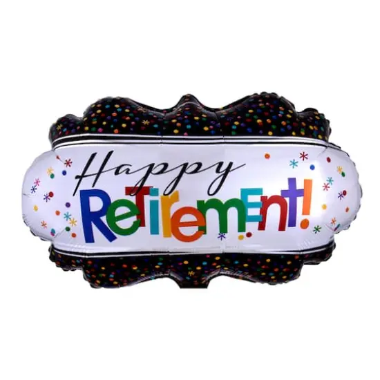 SuperShape&trade; 27" Officially Retired Foil Balloon {1}