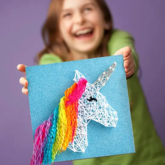 Craft-Tastic&reg; Unicorn String Art {3}
