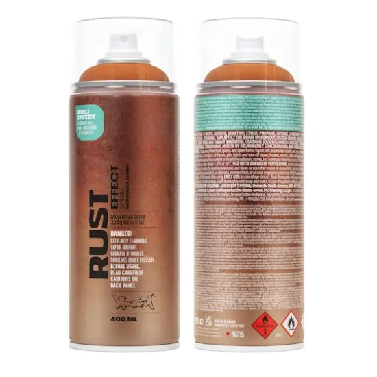 Montana&trade; Cans Rust Orange Brown EFFECT Rust Spray {3}
