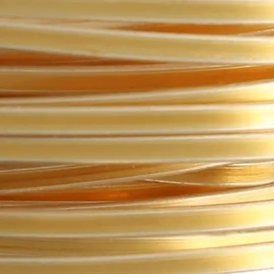 The Beadsmith&reg; Wire Elements&trade; 21 Gauge Tarnish Resistant Half Round Soft Temper Wire, 4yd. Gold {9}