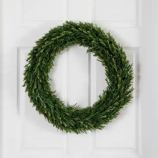 24" Rosemary Artificial Wreath {5}