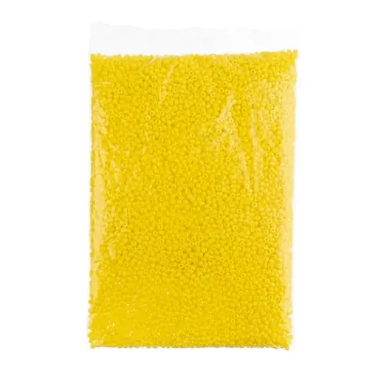 John Bead Terra Intensive 6/0 Czech Glass Seed Beads, 500g Yellow Matte {3}