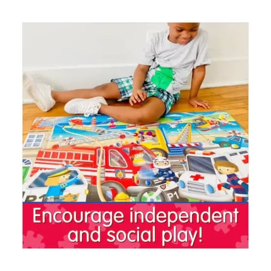Jumbo Floor Puzzle - Emergency Rescue: 50 Pcs {9}