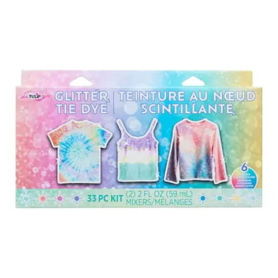 Tulip&reg; 6 Color Glitter Tie Dye Kit {1}
