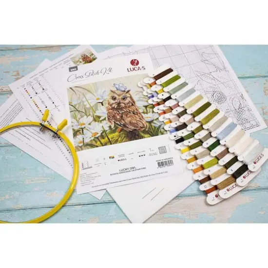 Luca-s Lucky Owl Counted Cross Stitch Kit {12}