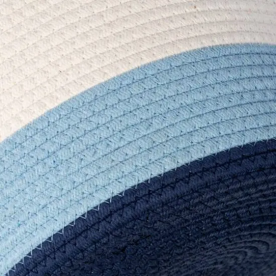 Honey Can Do Blue Ombr&eacute; Nesting Cotton Rope Storage Basket Set {7}
