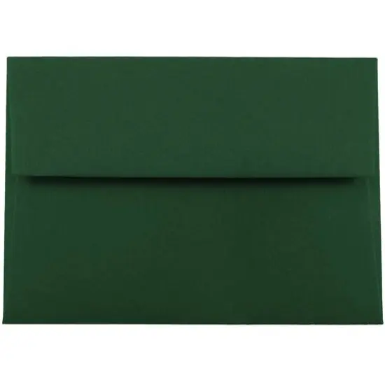 JAM Paper A1 Premium Invitation Envelopes, 50ct. Dark Green {1}