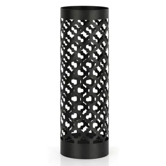 NEX&trade; Black Metal Umbrella Stand Rack {1}