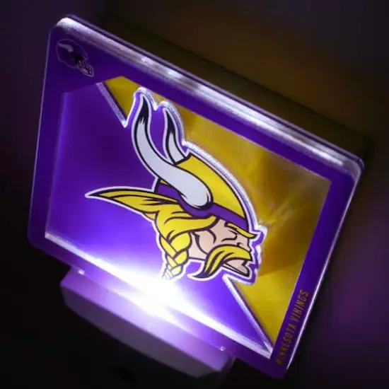 NFL Logo Series Nite Light Minnesota Vikings {5}
