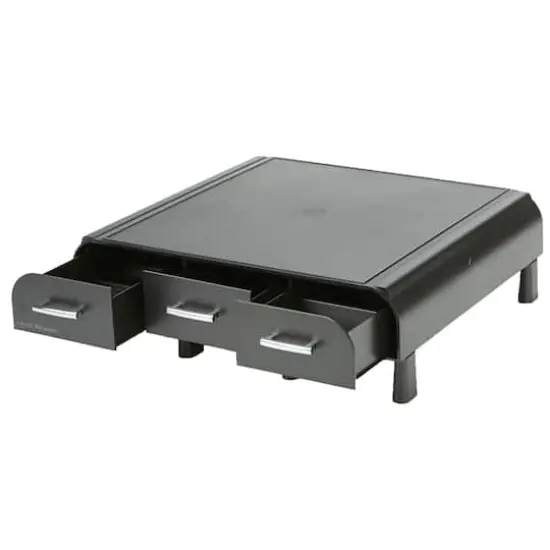 Mind Reader Laptop & Monitor Stand Organizer Black {1}