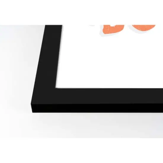 Boo! Black Framed Print Wall Art {3}