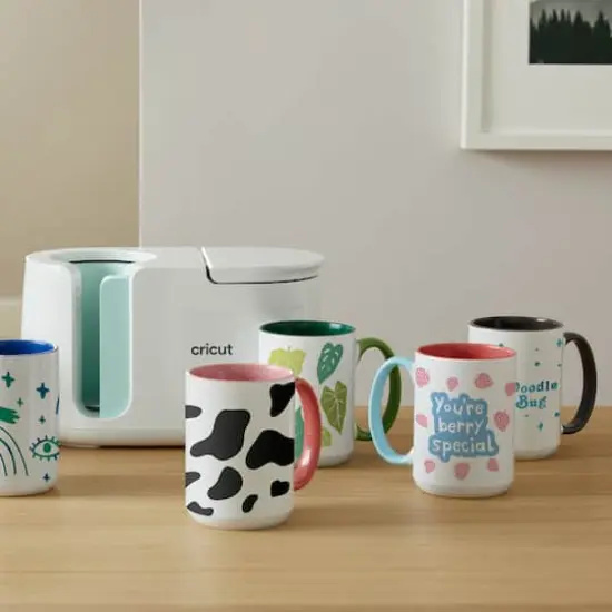 Cricut&reg; 15oz. Beveled Ceramic Mug Blank Forest {5}