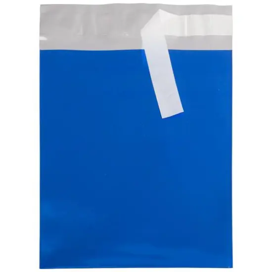 JAM Paper 6.25" x 7.875" Blue Peel & Seal Closure Foil Envelopes, 25ct. {3}