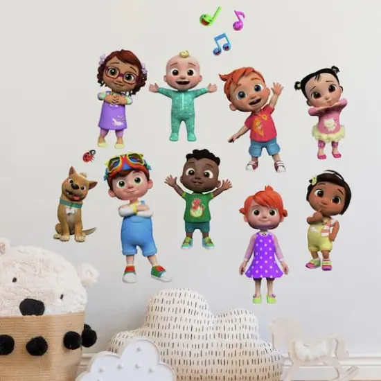 RoomMates Cocomelon Peel & Stick Wall Decals {4}