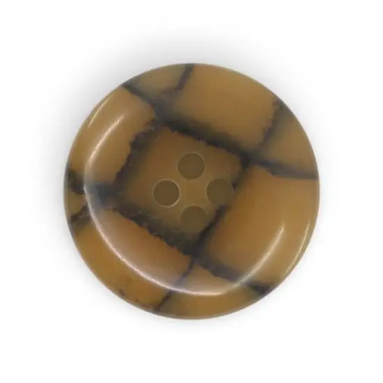 Dritz&reg; 23mm Medium Brown Recycled Polyester Round Button, 6ct. {5}