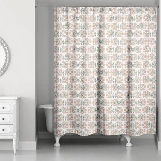 Happy Florals Shower Curtain {3}