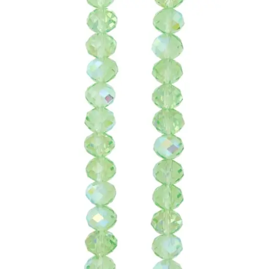 Peridot AB Faceted Glass Beads, 10mm by Bead Landing&trade; {1}