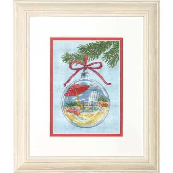 Dimensions&reg; Beach Ornament Counted Cross Stitch Kit {1}