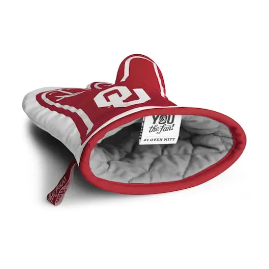 Quilted No.1 Oven Mitt Oklahoma Sooners {5}