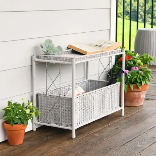 Household Essentials Raised Plant Stand Gray {4}