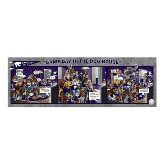College Game Day in the Dog House 1,000 Piece Puzzle Kansas State Wildcats {5}