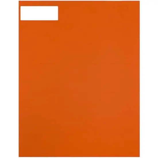 JAM Paper Orange Mailing Address Label Combo Set {4}